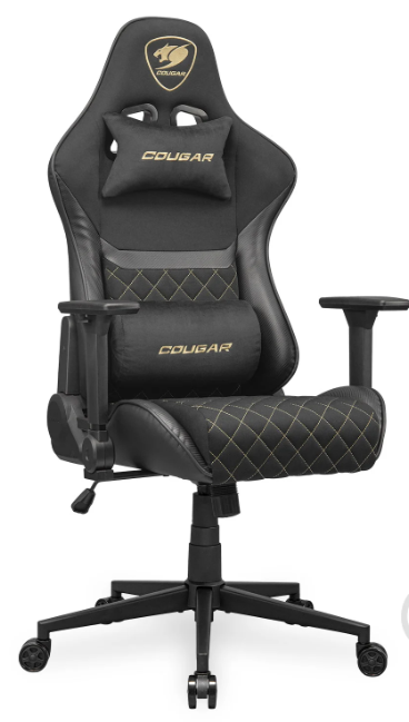 Крісло офісне Cougar Armor One V2 Gold F чорно-золотий (80766245)
